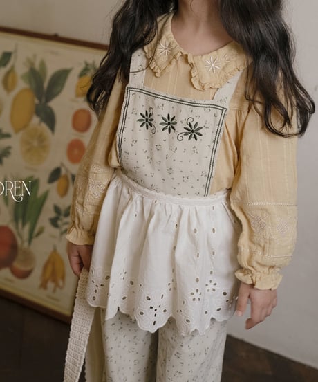 16[予約]OREN olive garden lace apron