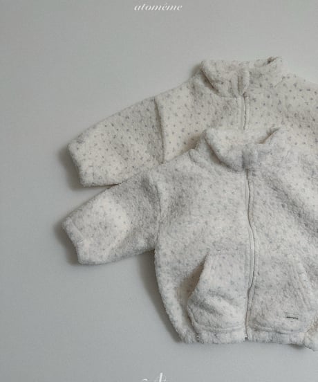 15[予約]atomeme teddy zip-up