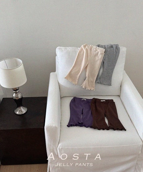 50[予約]Aosta jelly waffle pants