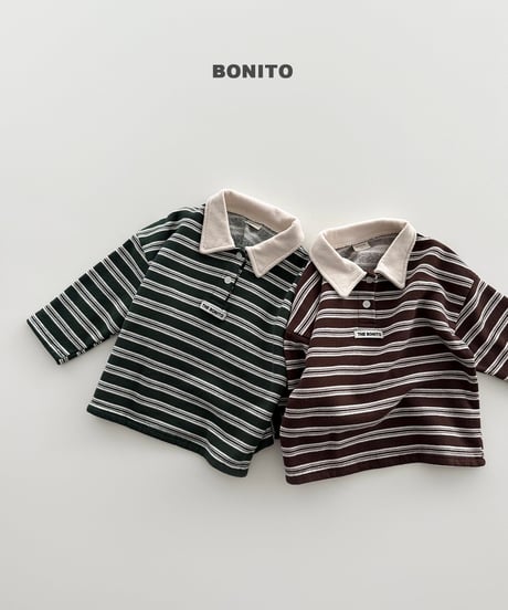 24[予約]bonito st choco polo shirt