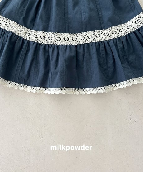 14[予約]milkpowder may skirt