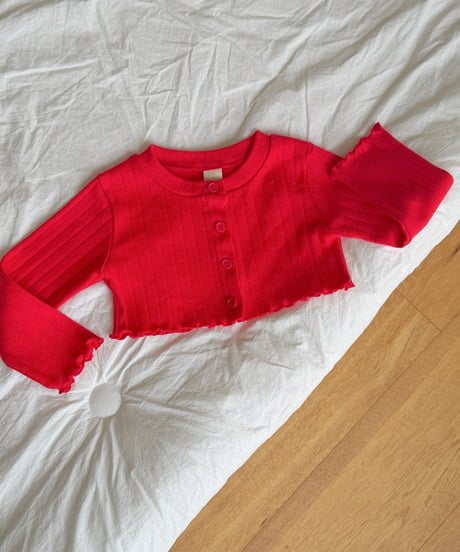 7[予約]ninibello melville eyelet cardigan