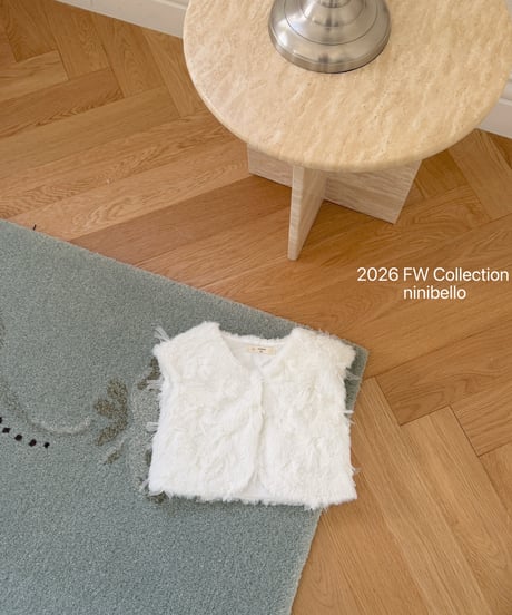 46[予約]ninibello odette fur vest