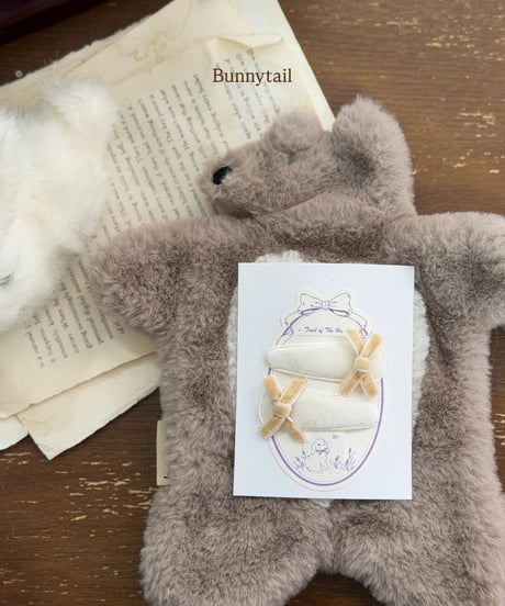 19[予約]bunnytail petit ribbon pin (2piece set)