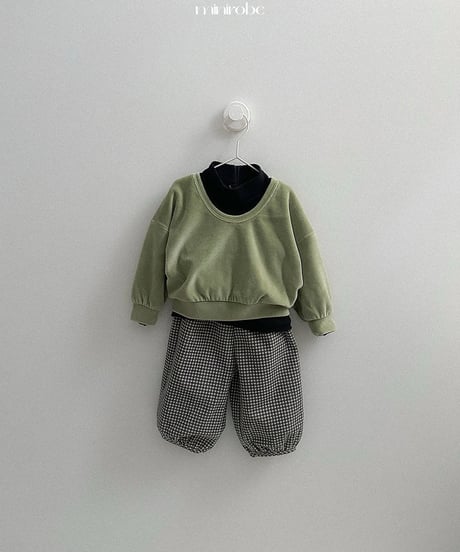 20[予約]minirobe velour neck mtm