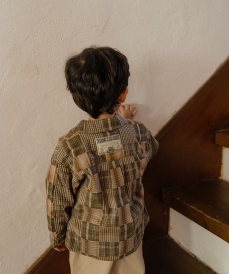 23[予約]OREN oliver patchwork shirt