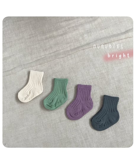 51[予約]nunubiel rib socks