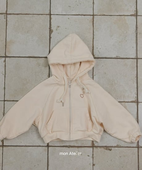 11[予約]mon Atelier love zip up