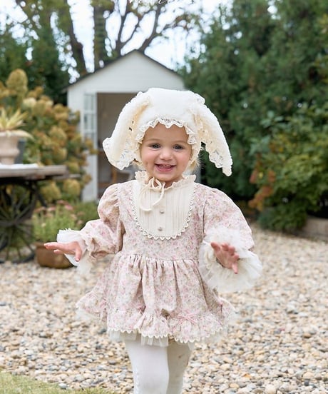 62[予約]marron rabbit bonnet