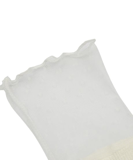 30[予約]FORKCHIPS dot mesh socks