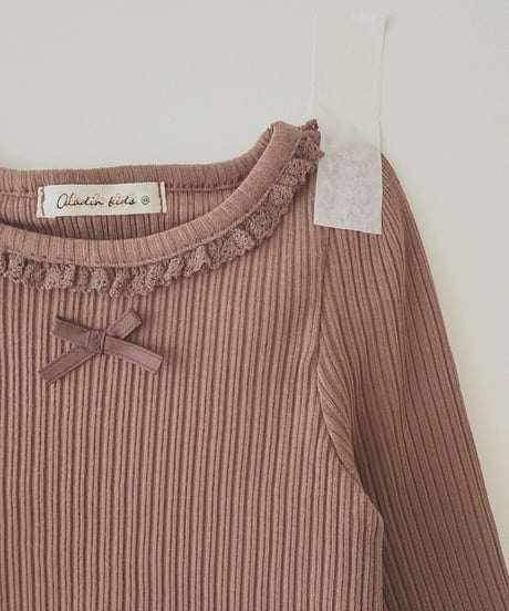 6[予約]aladin eyelet puff tee