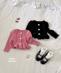 41[予約]second moment wedding frill cardigan