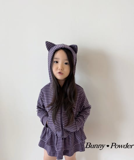 59[予約]bunny powder minami hood zip-up