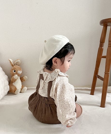38[予約]mimi market pleated collar blanc