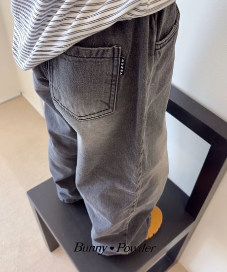 46[予約]bunny powder cortis denim pants