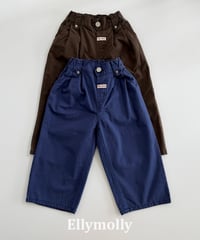21[予約]ELLYMOLLY sand mood biz pants