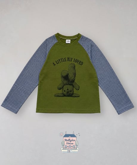 3[予約]Mollybin vintage raglan shirts(rabbit)