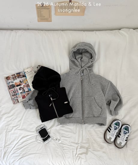 80[予約]matilda&lee 2way hood zip-up