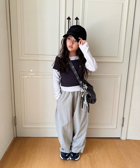 53[予約]COMMA piping stripe pants