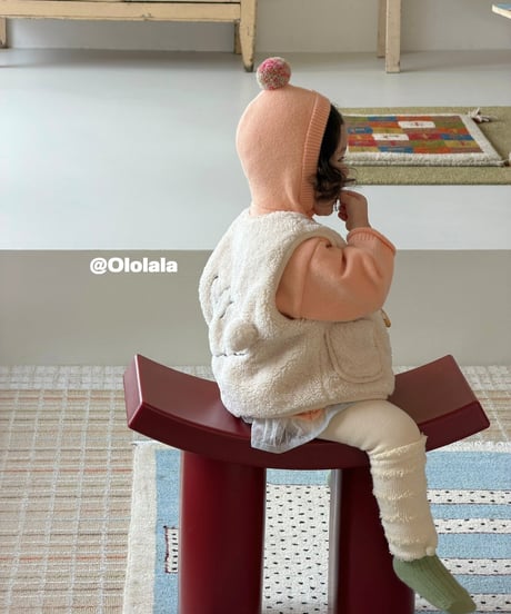41[予約]ololala bell hood knit