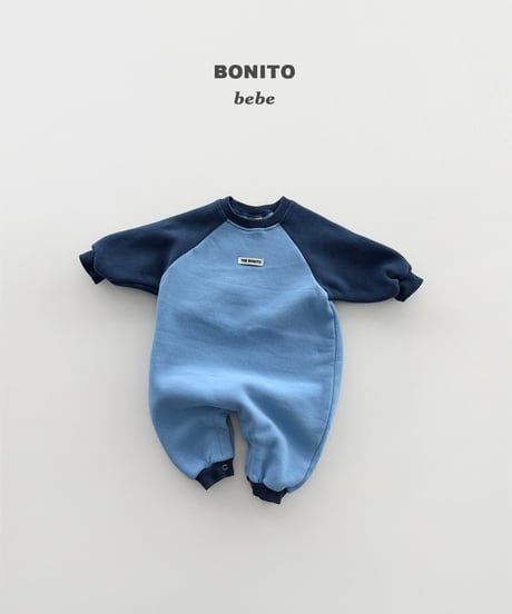 50[予約]bonito raglan suit(6-18m)