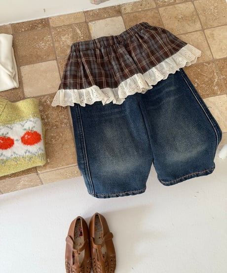 74[予約]aiai hichi denim pants