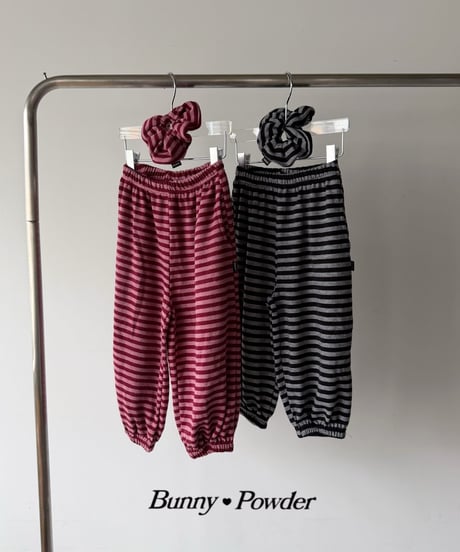 68[予約]bunny powder knit scrunchie