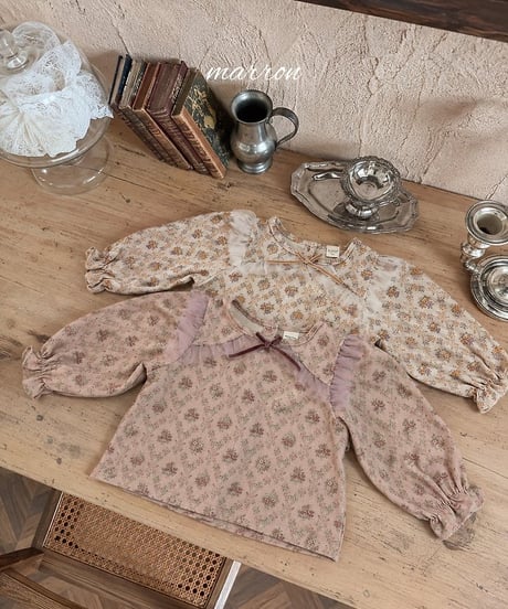 23[予約]marron lemon blouse(XS-L)