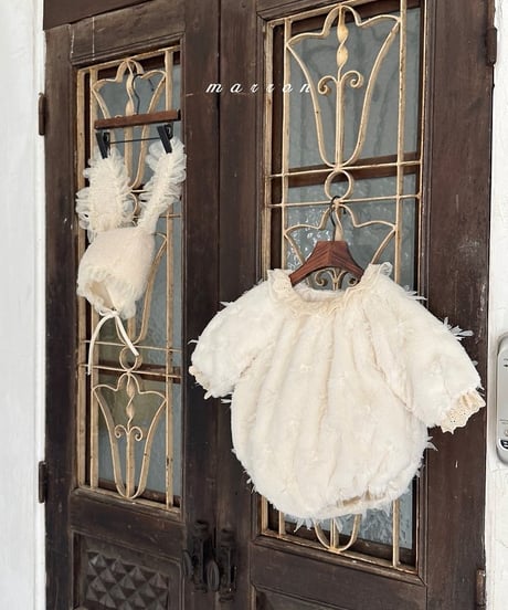 49[予約]marron lumina fur suit(6-18m)