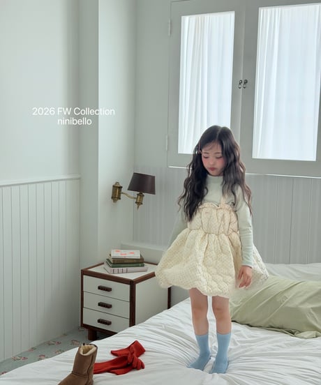 53[予約]ninibello picnic quilting dress