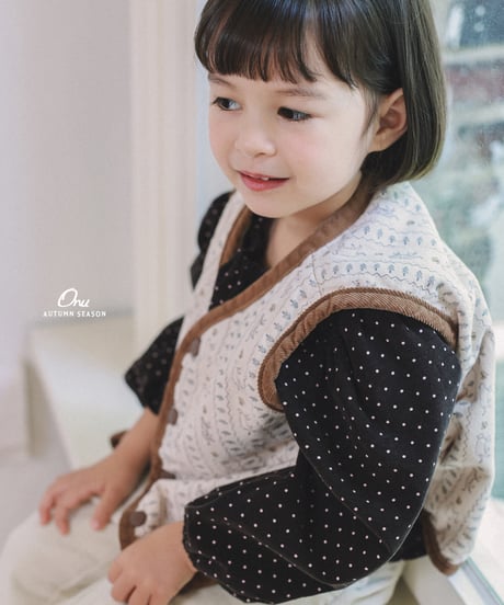 28[予約]onu picture quilted vest