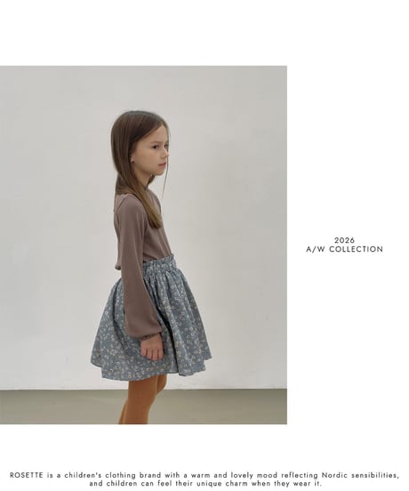 27[予約]ROSETTE puella skirt