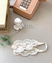 39[予約]milkbalm floria hair band
