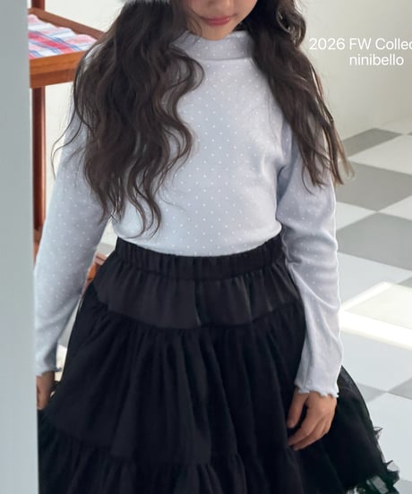50[予約]ninibello mabel sha skirt
