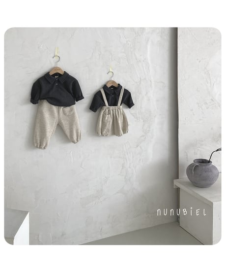 5[予約]nunubiel bebe waffle shirt