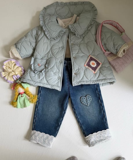 72[予約]aiai mint patch quilted padding