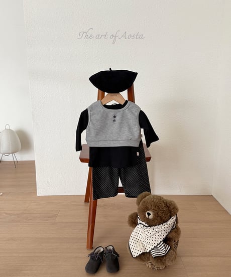 31[予約]Aosta milk dot pants