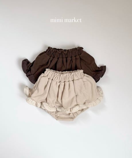 9[予約]mimi market off frill skirt