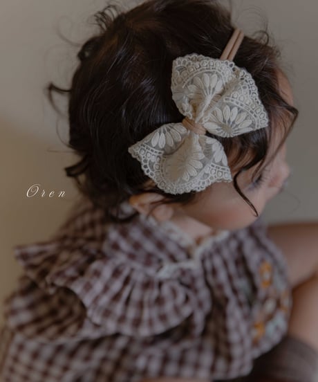 67[予約]OREN noah ribbon haiband