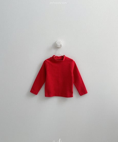 6[予約]atomeme plain turtleneck t-shirt