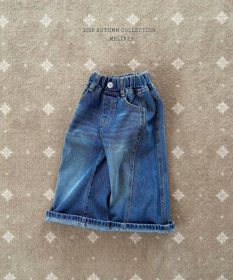 47[予約]melikey wide denim pants