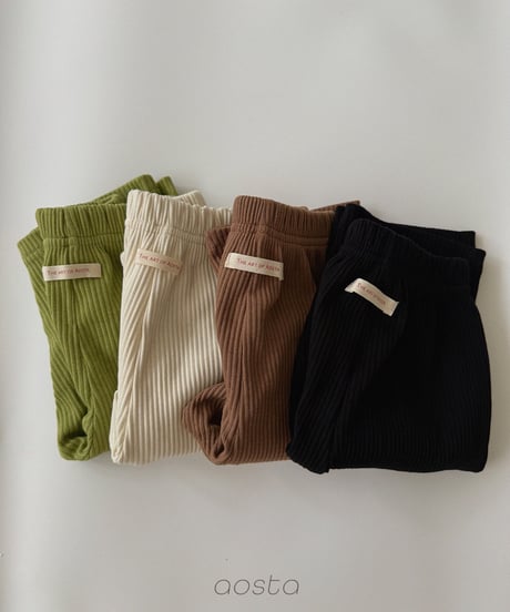 32[予約]Aosta butter pants