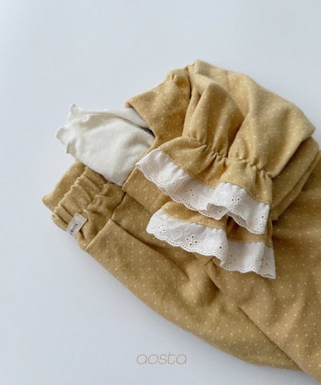 30[予約]Aosta milk dot blouse