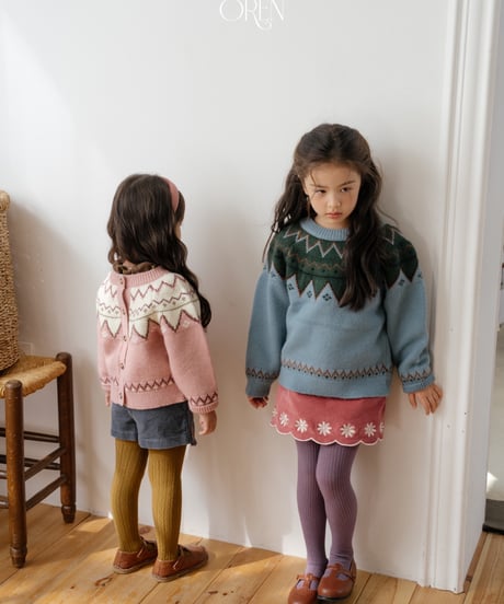 7[予約]OREN oslo reversible knit cardigan