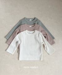 29[予約]mimi market hilton rib tee