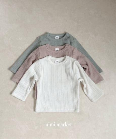 29[予約]mimi market hilton rib tee