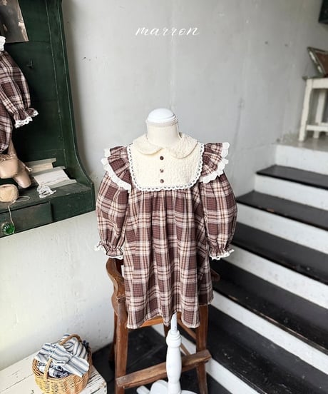 42[予約]marron soybean dress(XS-L)