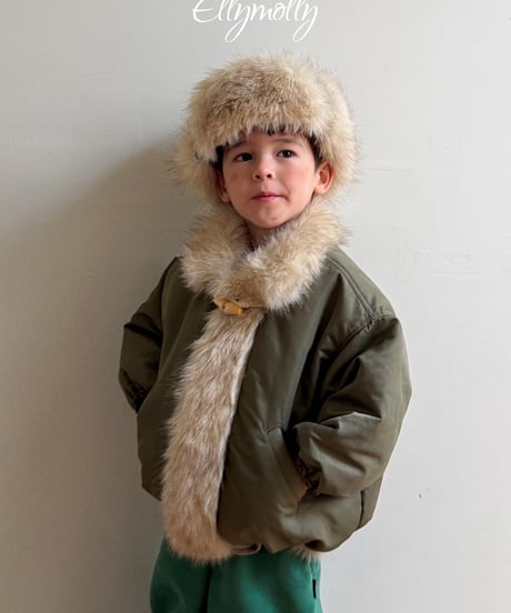 5[予約]ELLYMOLLY eskimo fur jumper