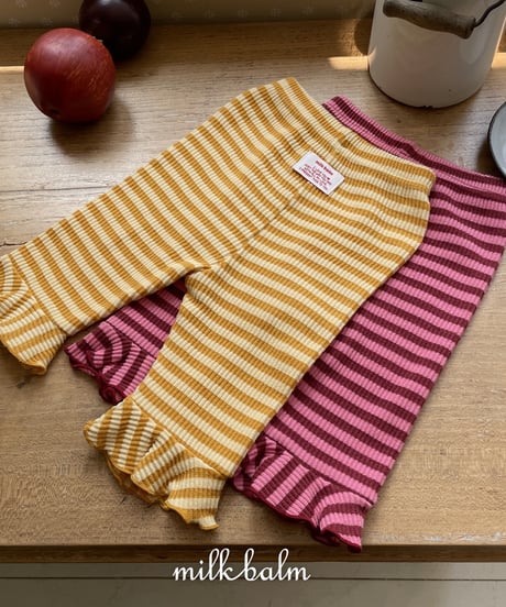 24[予約]milkbalm lollipop frill pants
