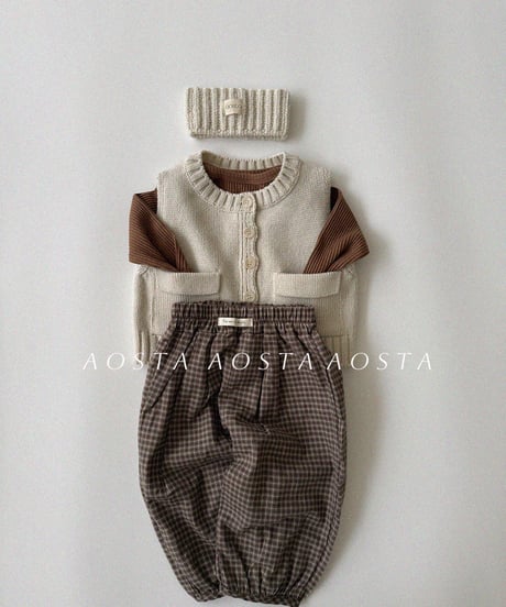 29[予約]Aosta mocha balloon pants